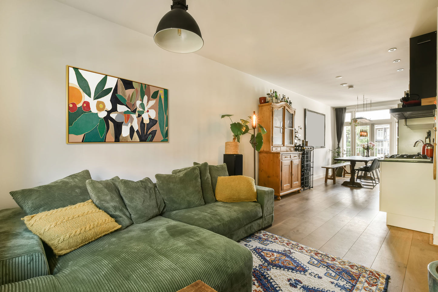 Moderne Wohnzimmer Bilder auf Leinwand mit Rahmen