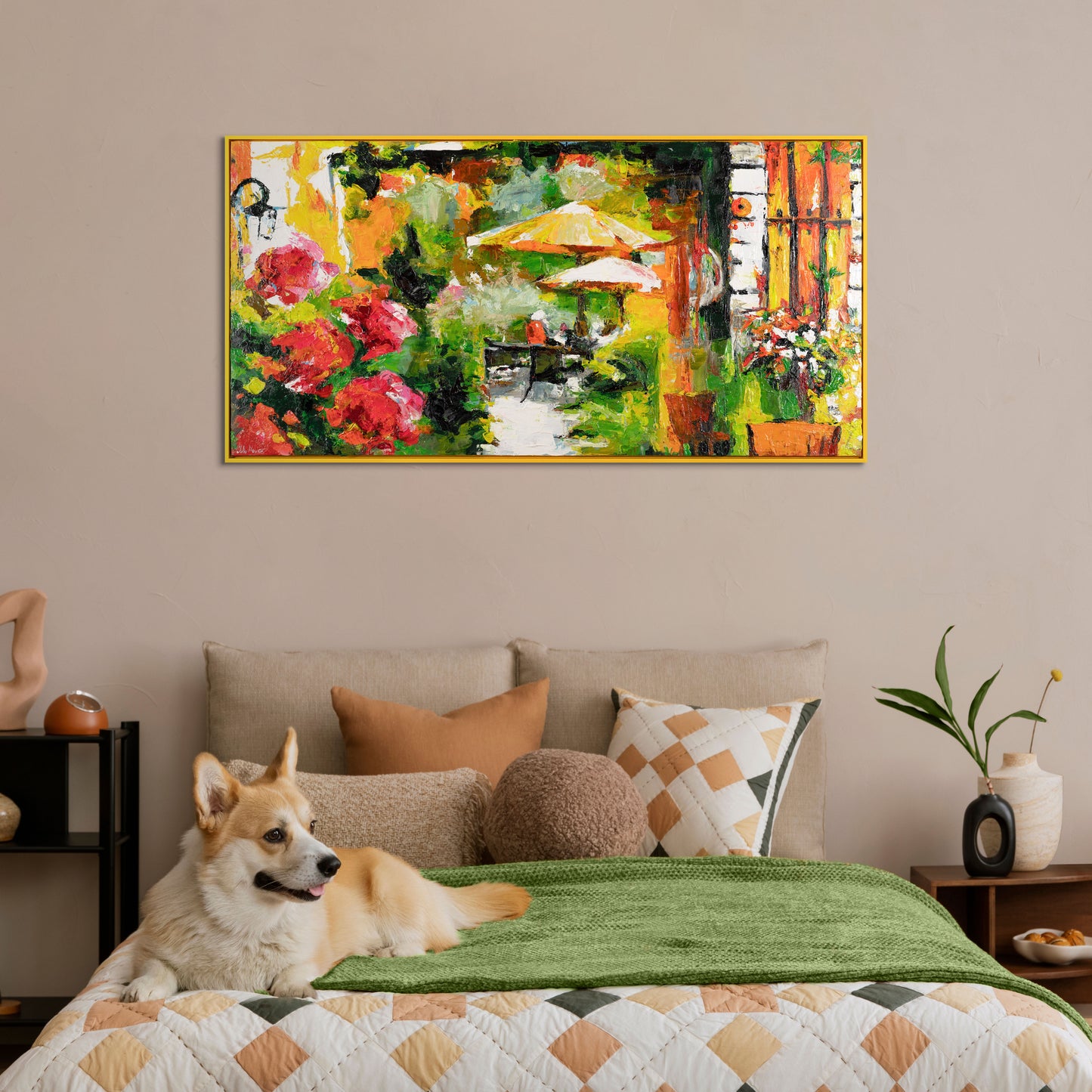 Modern abstrakte Bilder auf Leinwand mit Rahmen