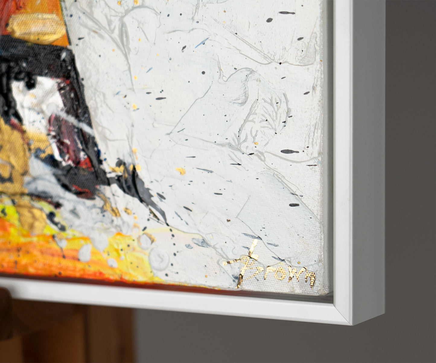 Moderne Kunst Acryl auf Leinwand mit Rahmen