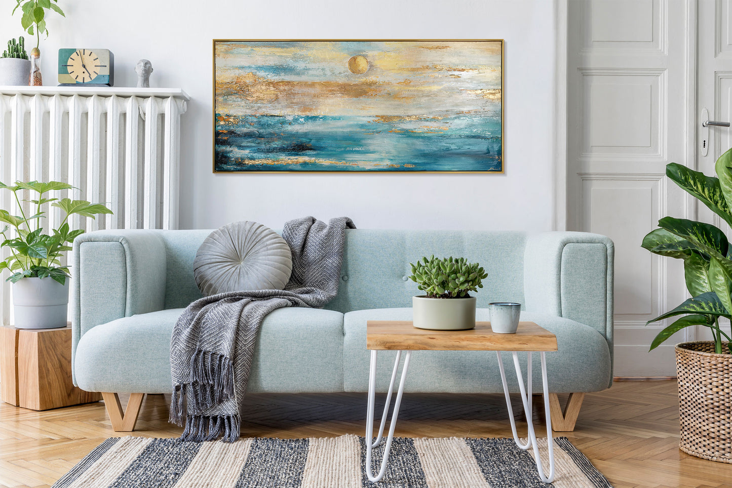 Moderne Bilder für Wohnzimmer mit Rahmen