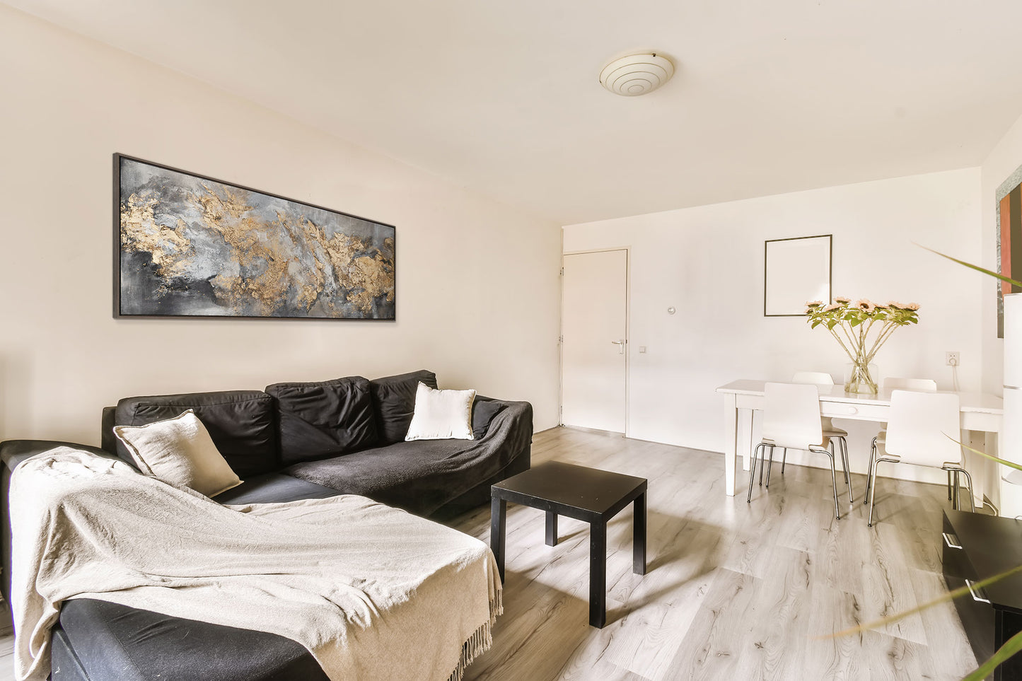 Moderne Bilder für das Wohnzimmer mit Rahmen
