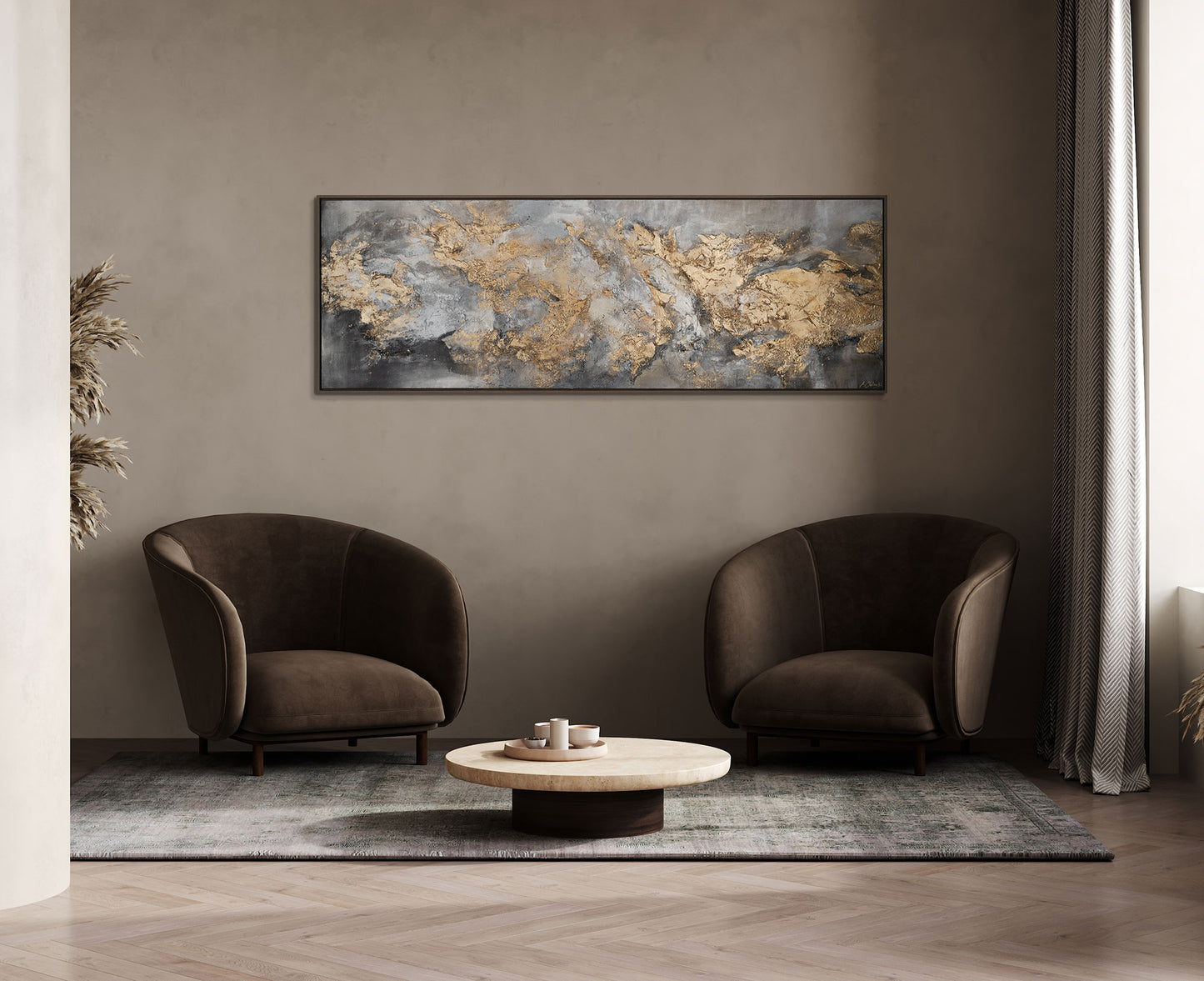 Moderne Bilder für das Wohnzimmer mit Rahmen