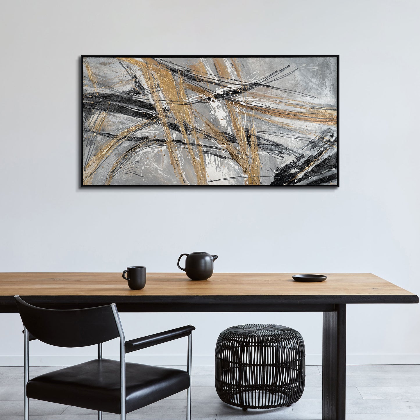 Modern abstrakte Bilder auf Leinwand mit Rahmen