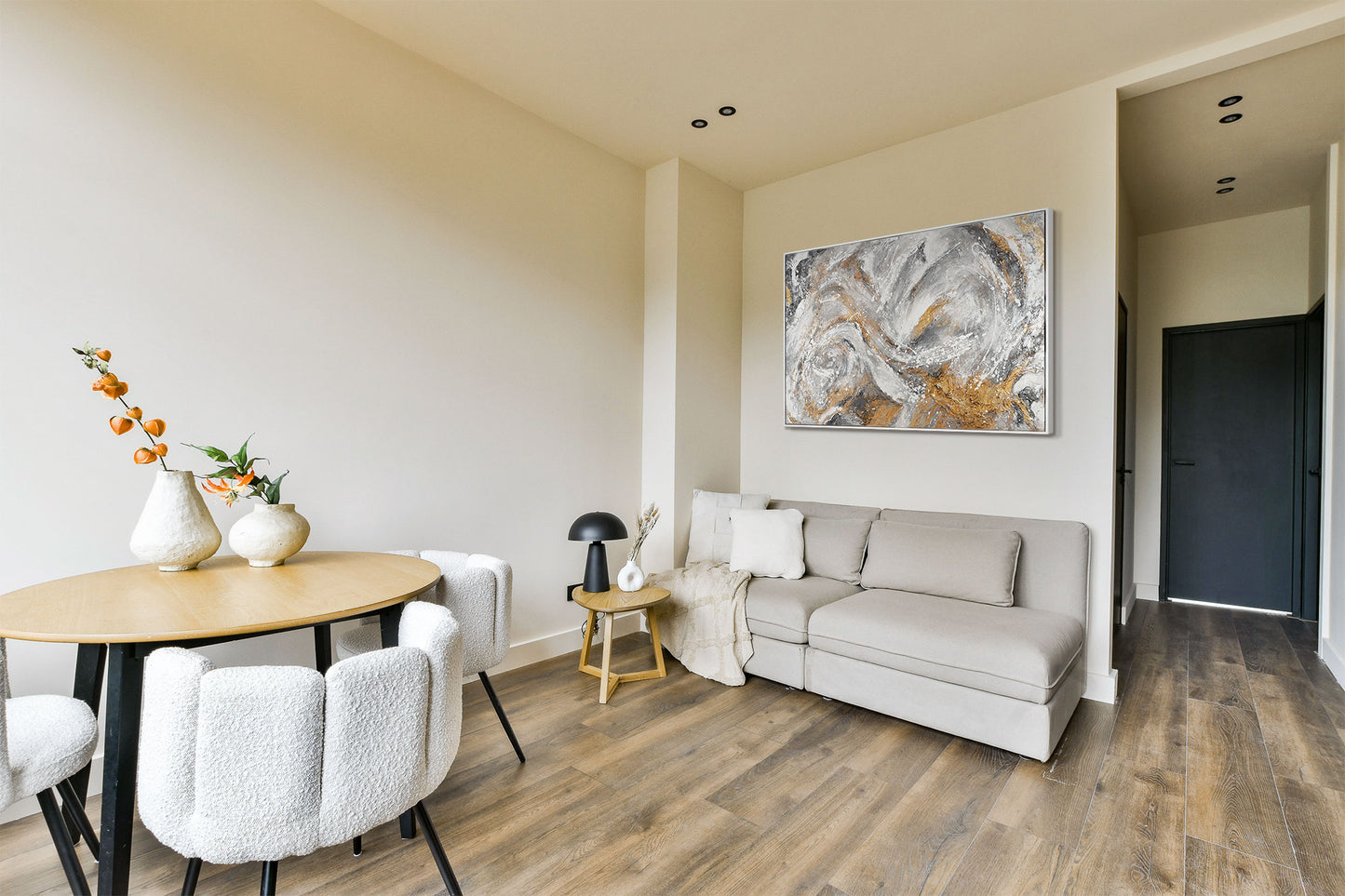 Moderne Kunst Gemälde auf Leinwand mit Rahmen