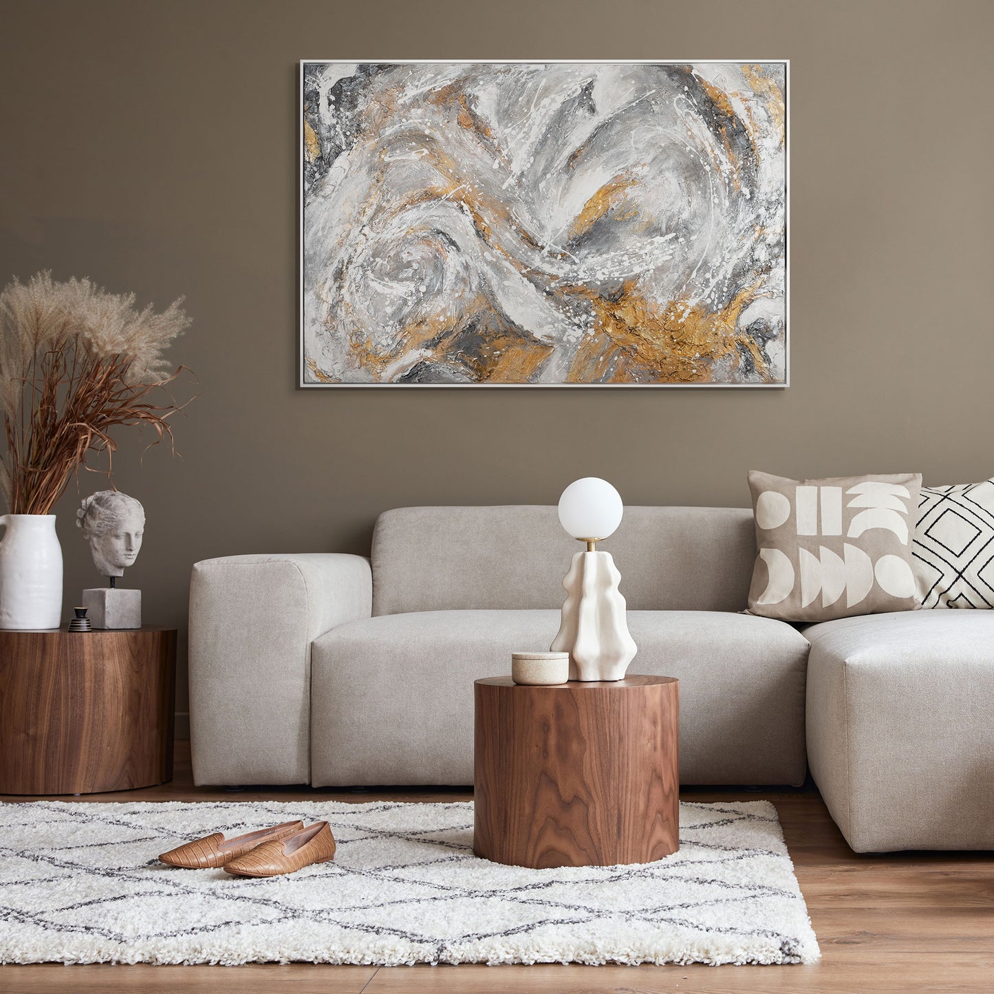 Moderne Kunst Gemälde auf Leinwand mit Rahmen
