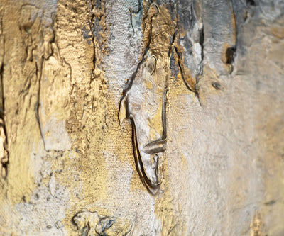 Handgemalte Bilder auf Leinwand mit Rahmen
