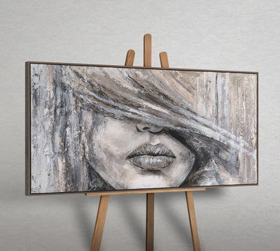 Handgemalte Bilder auf Leinwand mit Rahmen