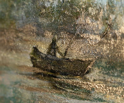 Handgemalte Bilder auf Leinwand mit Rahmen