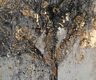 Gemälde mit Baum auf Leinwand mit einem Rahmen