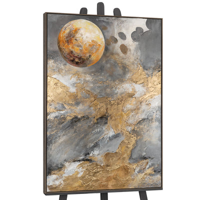 Modern abstrakte Kunst auf Leinwand mit Rahmen