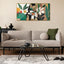 Moderne Wohnzimmer Bilder auf Leinwand mit Rahmen