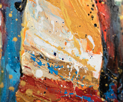 Moderne Kunst Acryl auf Leinwand mit Rahmen