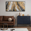 Malen mit Acrylfarbe auf Leinwand mit Rahmen