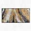 Malen mit Acrylfarbe auf Leinwand mit Rahmen