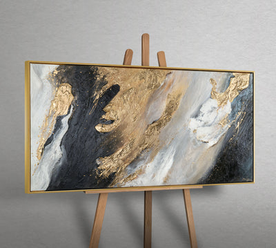 Handgemalte Acrylbilder auf Leinwand mit Rahmen