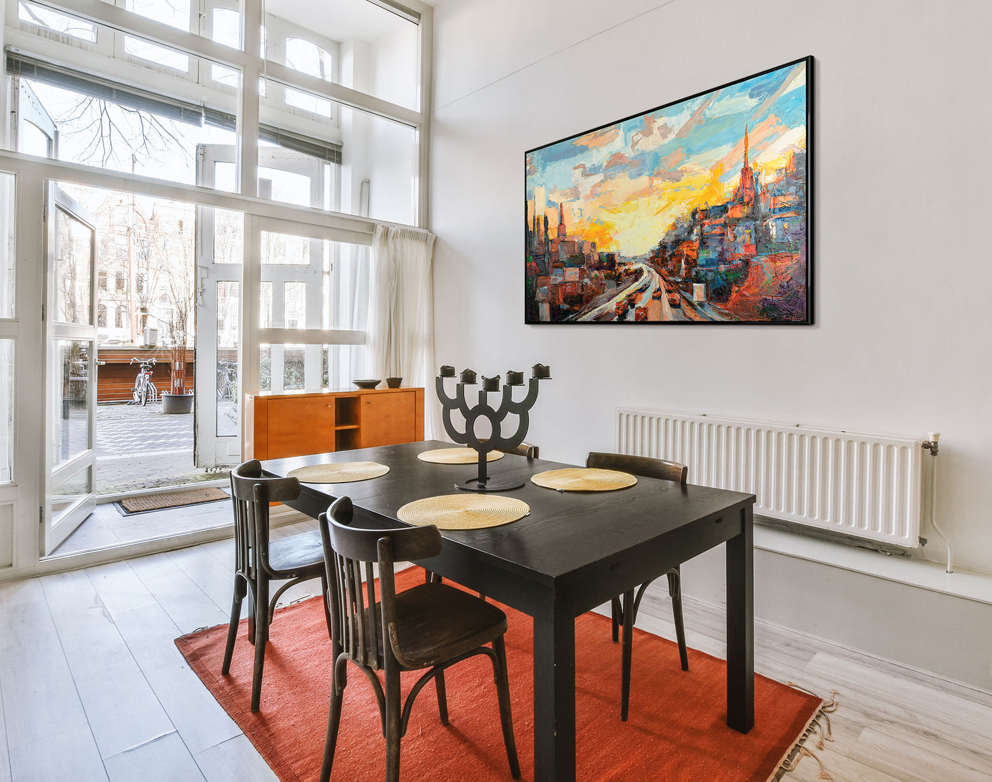 Landschaftsbilder Acrylbilder auf Leinwand mit Rahmen
