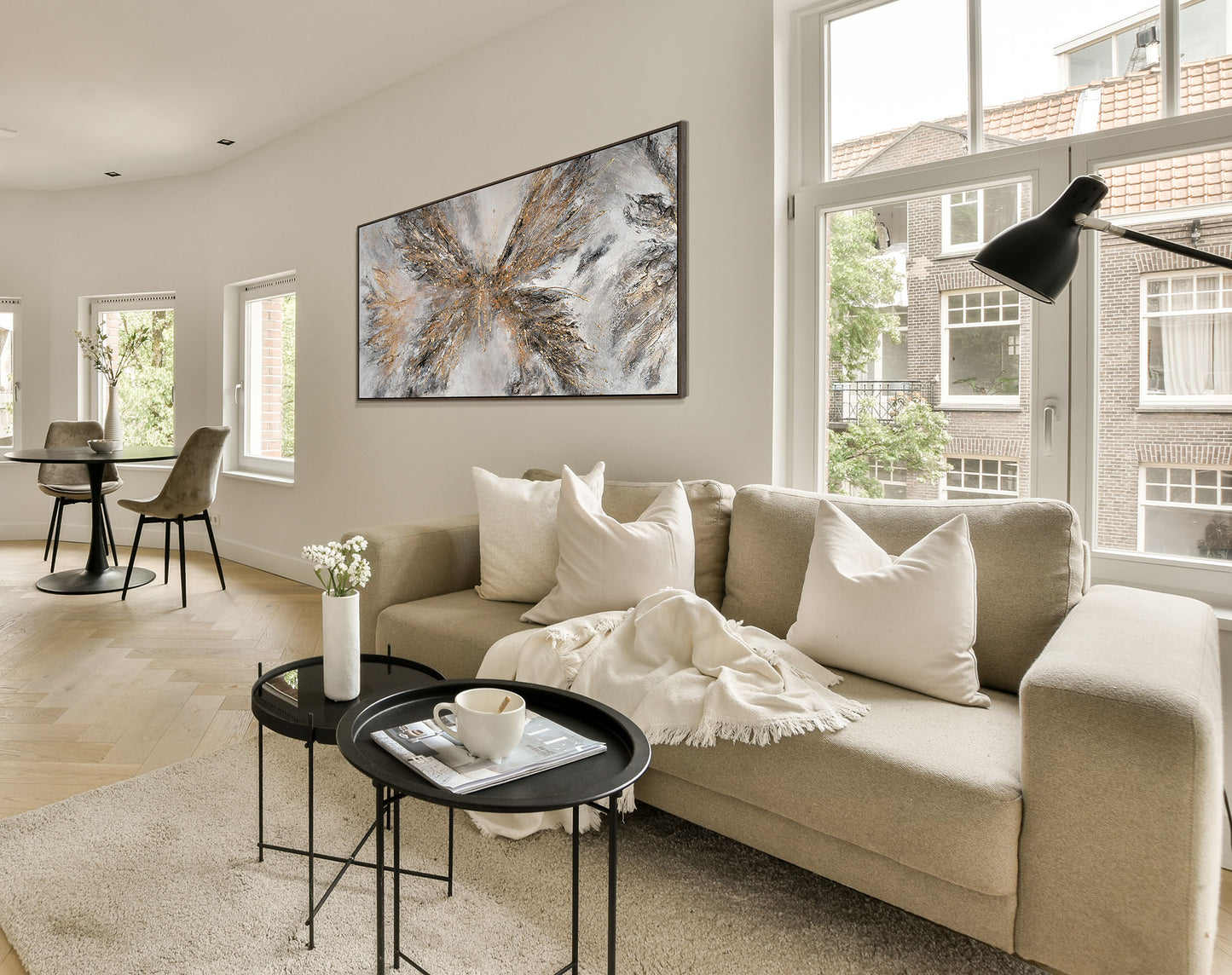 Bilder modernes auf Leinwand mit Rahmen Wohnzimmer